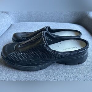 Liz Claiborne size 8 1/2 Black Slip-On Shoes
